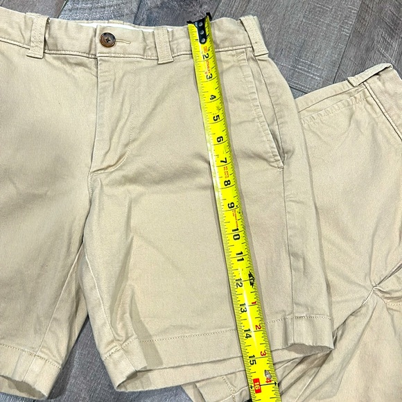 J.Crew Boys Sz 28 Beige 7" Inseam Shorts L0923 - Picture 4 of 5